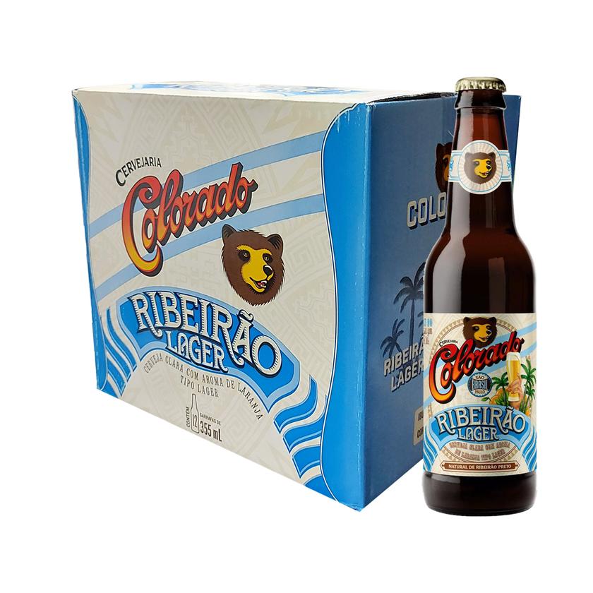 Cerveja Colorado Ribeirão Lager 355ml Long Neck